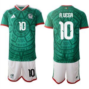 Alexis Vega Green 2026 WC Soccer Jersey Suit